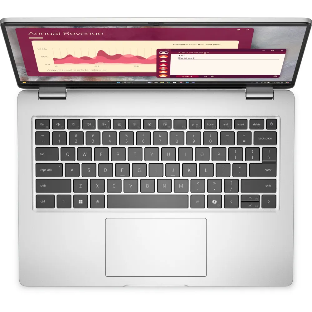 Laptop Dell Pro 14 PC14250 BTO109_PC14250_EMEA - Core Ultra 7 265U/14" WUXGA IPS/RAM 16GB/512GB/Platynowy/Win 11 Pro/3OS ProSupport NBD - zdjęcie