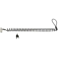 Linka zabezpieczająca Kensington NanoSaver 2.0 Slim K65025WW - Otwierana kluczem, Czarna