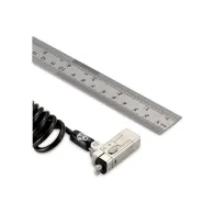 Linka zabezpieczająca Kensington NanoSaver 2.0 Slim K65025WW - Otwierana kluczem, Czarna