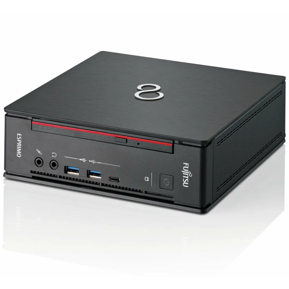 Komputer Fujitsu Esprimo Q958 VFY:Q0958P251SPL - Mini Desktop/i5-8500T/RAM 8GB/SSD 256GB + HDD 1TB/DVD/Windows 10 Pro/3 lata CI - zdjęcie
