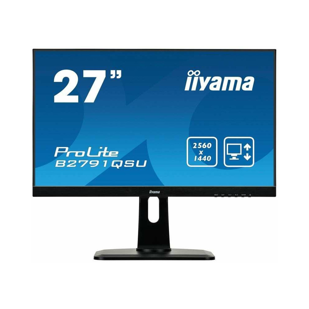 Monitor iiyama ProLite B2791QSU-B1 - 27"/2560x1440 (QHD)/75Hz/TN/FreeSync/1 ms/pivot/Czarny - zdjęcie
