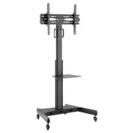 Stojak podłogowy mobilny na monitor Techly LED/LCD 32-65" 107104 - 35 kg/1 pólka/Czarny | Sklep ITnes.pl - IT for BUSINESS