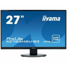 Monitor iiyama X2783HSU-B3 - 27"/1920x1080 (Full HD)/75Hz/AMVA+/4 ms/Czarny