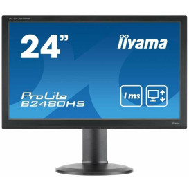 Monitor iiyama ProLite B2480HS B2480HS-B2 - 23,6"/1920x1080 (Full HD)/75Hz/TN/1 ms/pivot/Czarny