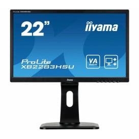 Monitor iiyama ProLite XB2283HSU XB2283HSU-B1DP - 21,5"/1920x1080 (Full HD)/60Hz/VA/5 ms/pivot/Czarny