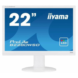 Monitor iiyama ProLite B2280WSD-W1 - 22"/1680x1050 (WSXGA+)/60Hz/16:10/TN/5 ms/pivot/Biały