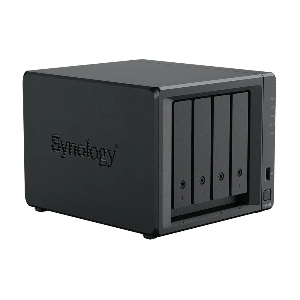Serwer NAS Synology Desktop Plus DS423GL - Tower/Intel Celeron J4125/6 GB RAM/24 TB/4 wnęki/2 x M.2/3 lata Carry-in - zdjęcie