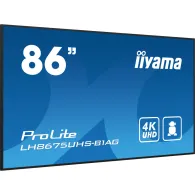 Monitor iiyama ProLite LH8675UHS-B1AG, 85,6", 3840x2160 (4K), IPS, 8 ms, Czarny | Sklep ITnes.pl, IT for BUSINESS