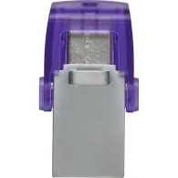 Pendrive Kingston DataTraveler microDuo 3C Gen3 256 GB DTDUO3CG3/256GB - Kolor srebrny, Fioletowy | Sklep ITnes.pl - IT for BUSI