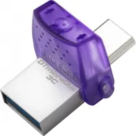 Pendrive Kingston DataTraveler microDuo 3C Gen3 256 GB DTDUO3CG3/256GB - Kolor srebrny, Fioletowy | Sklep ITnes.pl - IT for BUSI