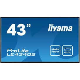 Monitor iiyama ProLite Non Touch LFD LE4340S-B1 - 43"/1920x1080 (Full HD)/76Hz/AMVA/8 ms/Czarny