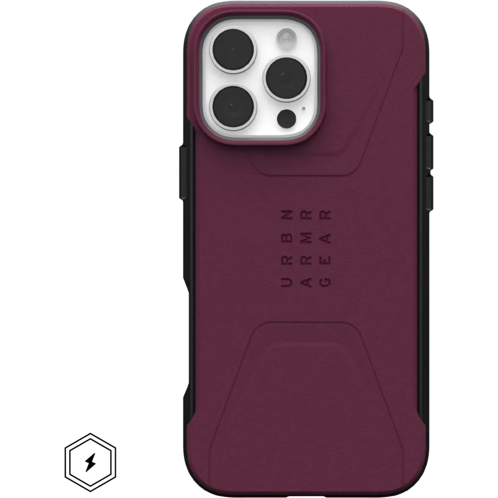 Etui ochronne na smartfon UAG Civilian Magsafe do iPhone 16 Pro Max z MagSafe 114445119049, Bordowe | Sklep ITnes.pl, IT for BUS