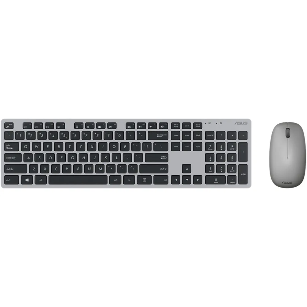 Zestaw bezprzewodowy klawiatury i myszy ASUS W5000 Wireless Keyboard and Mouse Set 90XB0430-BKM1S0, Szary | Sklep ITnes.pl, IT for BUSINESS