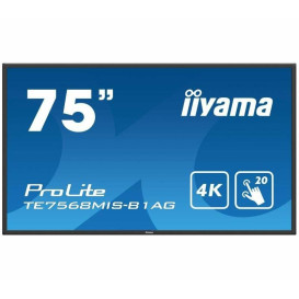 Monitor iiyama ProLite TE7568MIS-B1AG - 74,5"/3840x2160 (4K)/75Hz/IPS/8 ms/dotykowy/Czarny