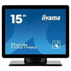 Monitor iiyama ProLite TouchScreen T1521MSC-B1 - 15"/1024x768 (XGA)/75Hz/4:3/TN/8 ms/dotykowy/Czarny