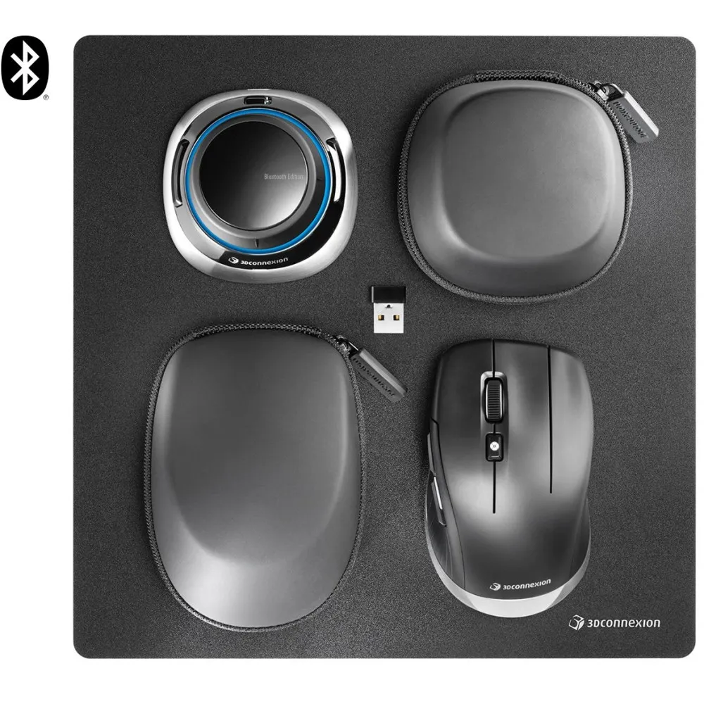 Zestaw 3DConnexion SpaceMouse Wireless Kit 2 3DX-700136 - SpaceMouse Wireless, CadMouse Compact Wireless, CadMouse Pad Compact