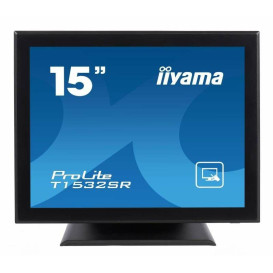 Monitor iiyama ProLite T1532SR-B3 - 15"/1024x768 (XGA)/75Hz/4:3/TN/8 ms/dotykowy/Czarny