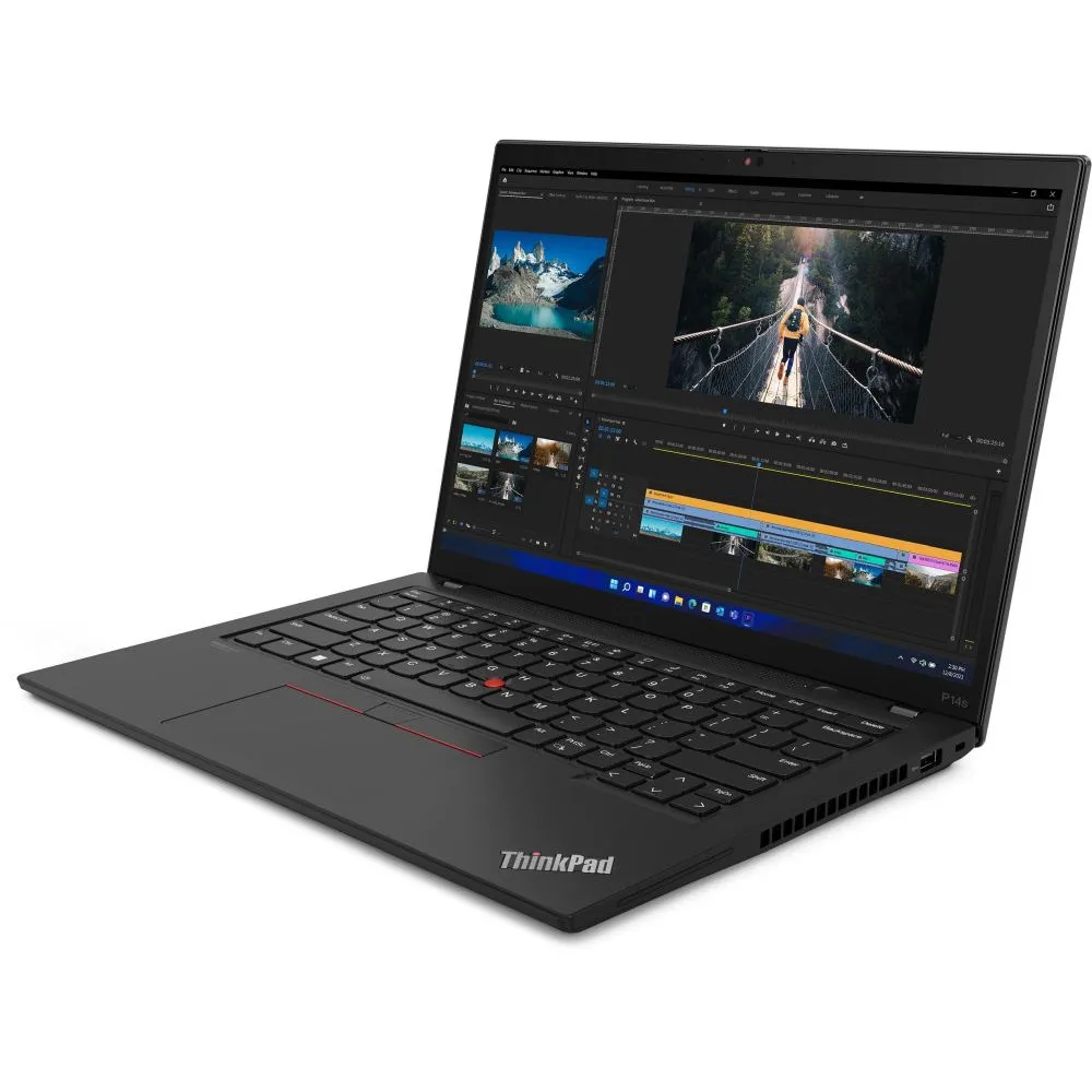 Laptop Lenovo ThinkPad P14s Gen 4 Intel 21HF000HPB - i7-1360P/14" WUXGA IPS/RAM 16GB/SSD 1TB/RTX A500/LTE/Windows 11 Pro/3OS-Pr - zdjęcie