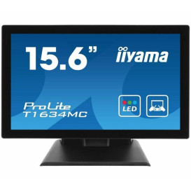 Monitor iiyama ProLite T1634MC-B5X - 15,6"/1366x768 (HD)/75Hz/TN/8 ms/dotykowy/Czarny