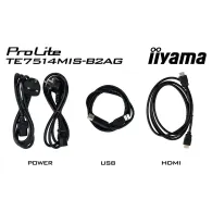 Monitor iiyama ProLite TE7514MIS-B2AG, 74,5", 3840x2160 (4K), VA, 8 ms, MT, USB-C, Czarny | Sklep ITnes.pl, IT for BUSINESS