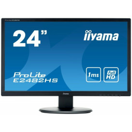 Monitor iiyama E2482HS-B1 - 24"/1920x1080 (Full HD)/60Hz/TN/1 ms/Czarny