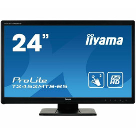 Monitor iiyama ProLite T2452MTS-B5 - 23,6"/1920x1080 (Full HD)/75Hz/TN/2 ms/dotykowy/Czarny