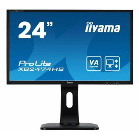 Monitor iiyama ProLite XB2474HS-B1 - 23,6"/1920x1080 (Full HD)/75Hz/VA/4 ms/pivot/Czarny