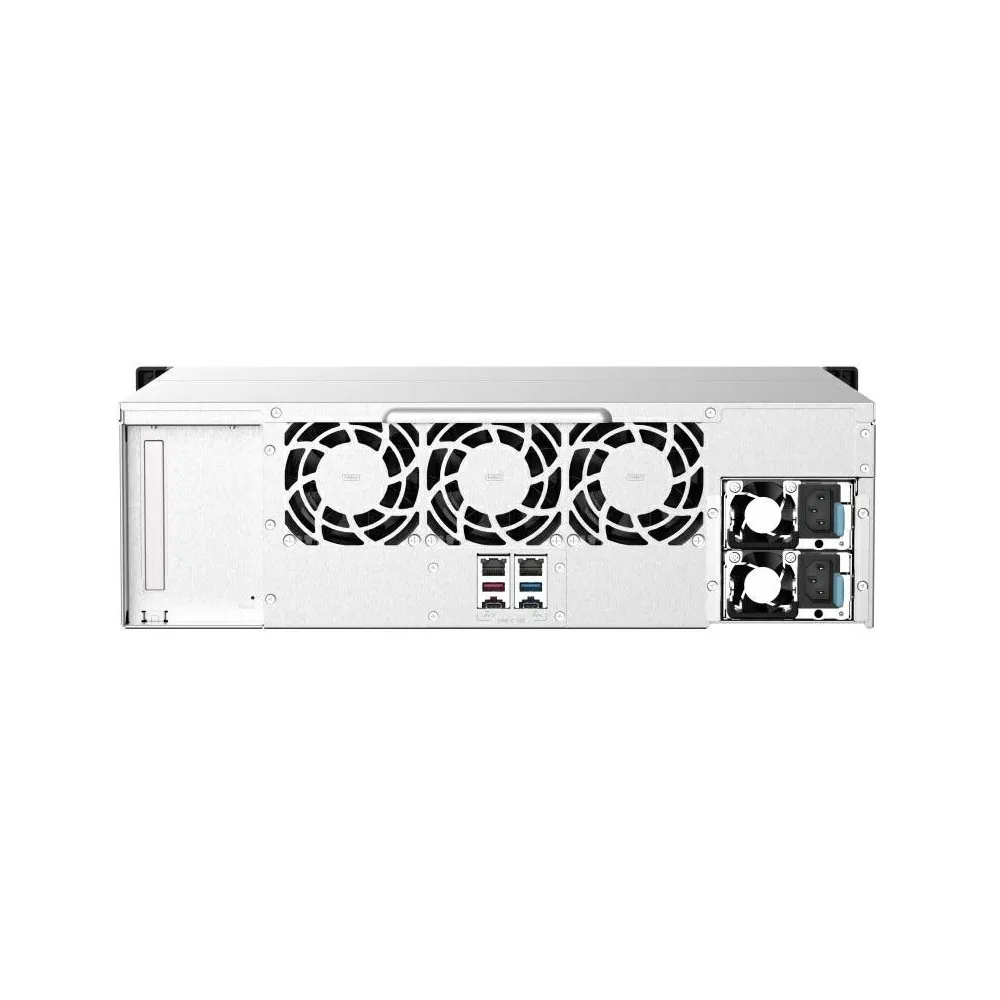 Zdjęcie produktu Serwer NAS QNAP Rack TS-1673AU-RP-XG9 - Rack (3U)/AMD Ryzen V1500B/64 GB RAM/80 TB/16 wnęk/hot-swap/3 lata Carry-in