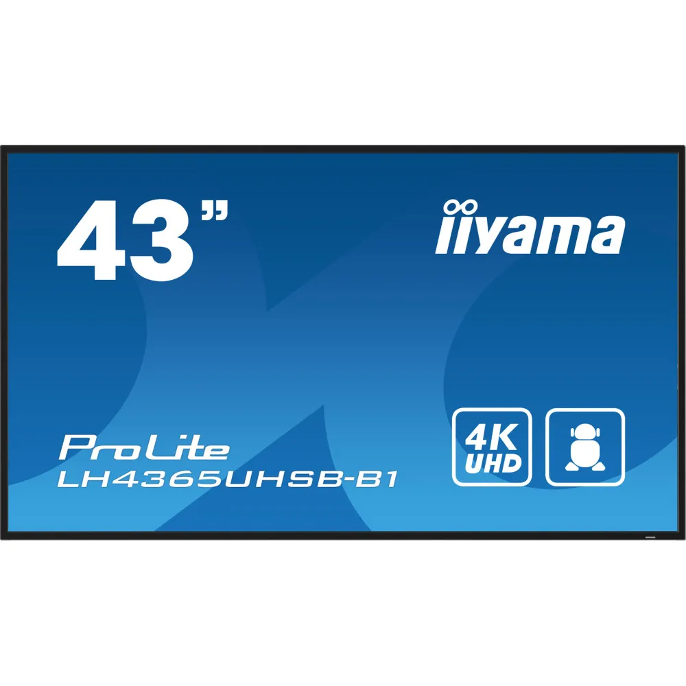 Monitor iiyama ProLite LH4365UHSB-B1, 42,5", 3840x2160 (4K), IPS, 8 ms, Czarny | Sklep ITnes.pl, IT for BUSINESS Monitor iiyama ProLite LH4365UHSB-B1, 42,5", 3840x2160 (4K), IPS, 8 ms, Czarny | Sklep ITnes.pl, IT for BUSINESS