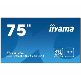 Monitor iiyama ProLite Non Touch LFD LE7540UHS-B1 - 75"/3840x2160 (4K)/60Hz/IPS/8 ms/Czarny