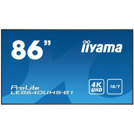 Monitor iiyama ProLite Non Touch LFD LE8640UHS-B1 - 85,6"/3840x2160 (4K)/60Hz/IPS/8 ms/Czarny