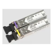Moduł SFP MikroTik S-4554LC80D - 1.25Gbps, jednomodowy, zasięg 80km T1490nm|R1550nm, złącze LC, 2 urządzenia w opakowaniu