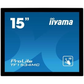 Monitor iiyama ProLite TF1534MC-B5X - 15"/1024x768 (XGA)/75Hz/4:3/TN/8 ms/dotykowy/Czarny