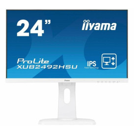 Monitor iiyama ProLite XUB2492HSU-W1 - 23,8"/1920x1080 (Full HD)/75Hz/IPS/4 ms/pivot/Biały