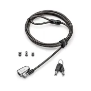 Linka zabezpieczająca Kensington ClickSave 2.0 K68102EU - 3 w 1, Otwierana kluczem, Czarna