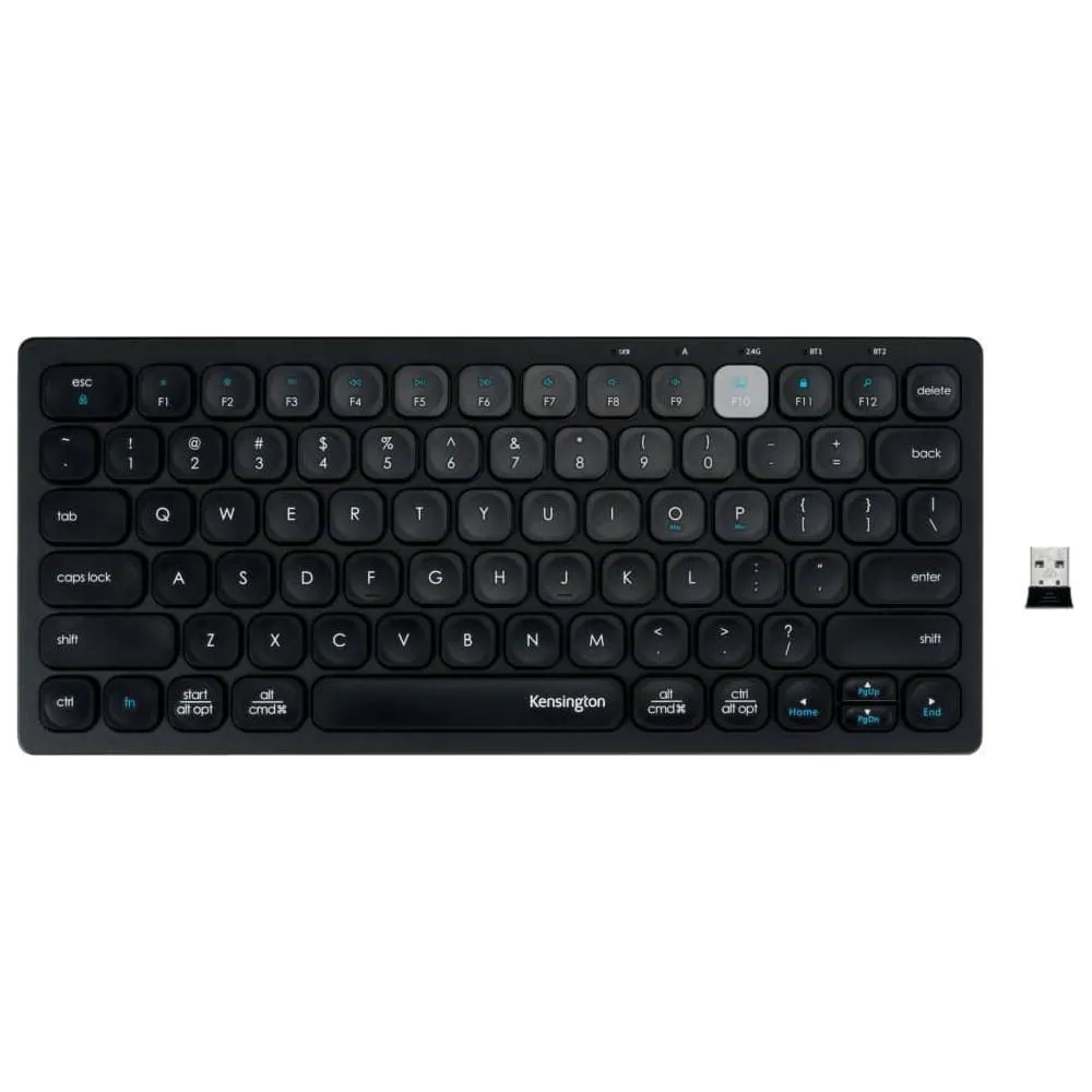 Klawiatura bezprzewodowa Kensington Dual US K75502WW - Czarna | Sklep ITnes.pl - IT for BUSINESS