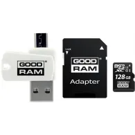 Karta pamięci GoodRam All in One MicroSDXC 128 GB Class 10 M1A4-1280R12 - Czarna, Biała | Sklep ITnes.pl - IT for BUSINESS