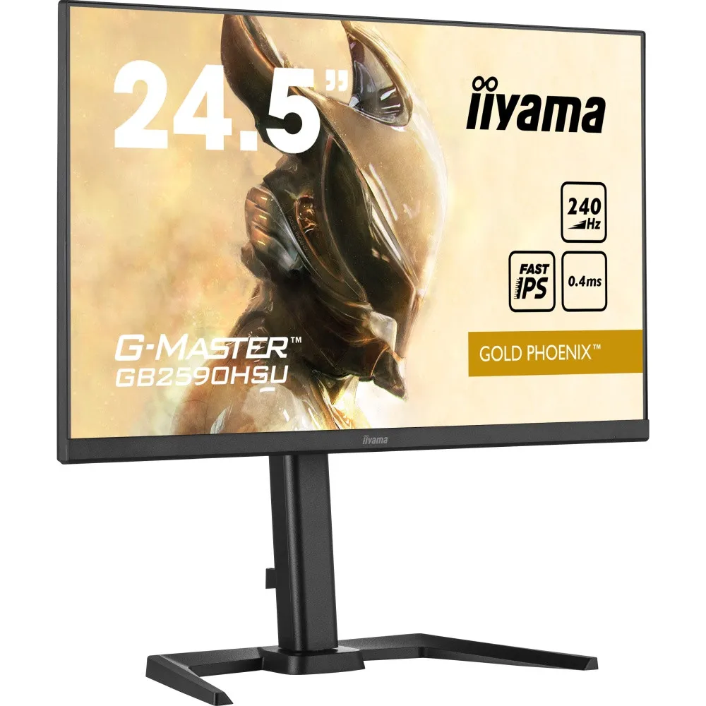 Monitor iiyama G-MASTER GB2590HSU-B5 - 24,5"/1920x1080 (Full HD)/240Hz/Fast IPS/FreeSync/HDR/0,400 ms/pivot/Czarny - zdjęcie