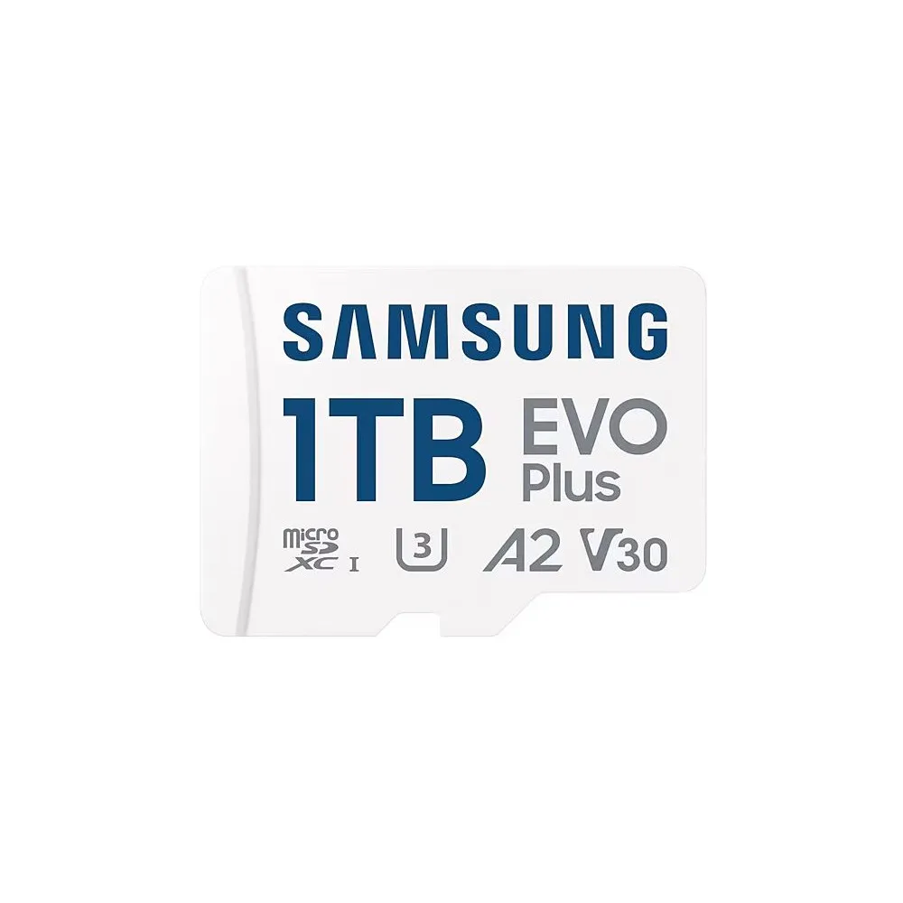 Karta pamięci Samsung EVO Plus microSD 1TB MB-MC1T0SA/EU - SD Adapter, UHS-I U3, Odczyt do 160 MB|s
