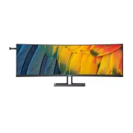 Monitor Philips 45B1U6900C/00, 44,5", 5120x1440, 75Hz, 32:9, zakrzywiony, VA, HDR, 4 ms, USB-C, Czarny | Sklep ITnes.pl, IT for 