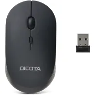 Mysz bezprzewodowa Dicota Wireless Mouse SILENT V2 D32003 - 800|1200|1600 dpi, Czarna