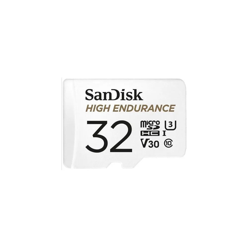 Karta pamięci SanDisk High Endurance microSDHC 32GB V30 + adapter SDSQQNR-032G-GN6IA - Biała | Sklep ITnes.pl - IT for BUSINESS