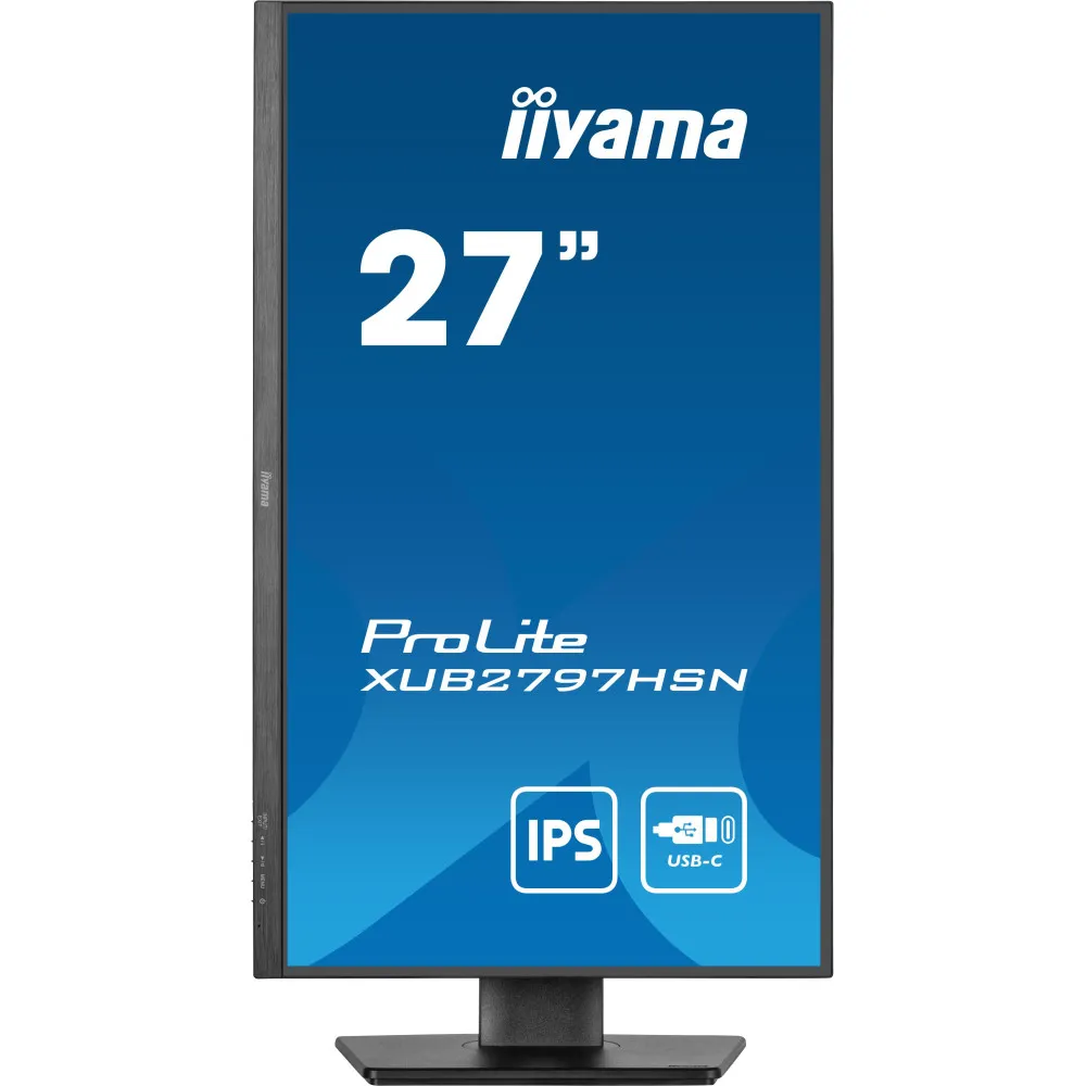 Monitor iiyama ProLite XUB2797HSN-B1 - 27"/1920x1080 (Full HD)/100Hz/IPS/1 ms/pivot/Czarny