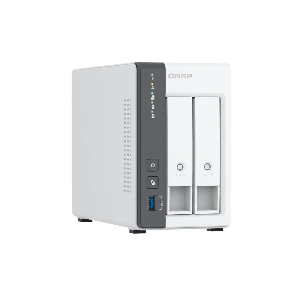 Zdjęcie produktu Serwer NAS QNAP Tower TS-216G1B - Tower/ARM Cortex-A55/4 GB RAM/32 TB/2 wnęki
