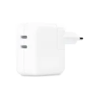 Ładowarka sieciowa Apple Power Adapter 35W MW2K3ZM/A - 2 x USB-C, Biała