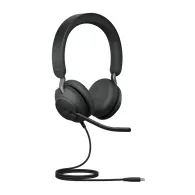 Słuchawki nauszne Jabra Evolve2 40 USB-C MS Stereo - Czarne - 24089-999-899 | Sklep ITnes.pl - IT for BUSINESS