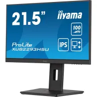 Monitor iiyama ProLite XUB2293HSU-B7, 21,5", 1920x1080 (FHD), 100Hz, IPS, 1 ms, pivot, Czarny | Sklep ITnes.pl, IT for BUSINESS
