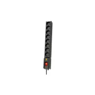 Listwa zasilająca Lestar LX 810 - 3 m, 8 gniazd, Czarna - LX 810 G-A 3,0M BL | Sklep ITnes.pl - IT for BUSINESS