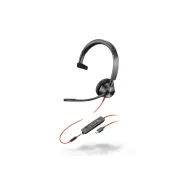 Słuchawka nauszna Poly Blackwire 3315 Monaural USB-C Headset +3.5mm Plug +USB-C/A Adapter 8X217AA