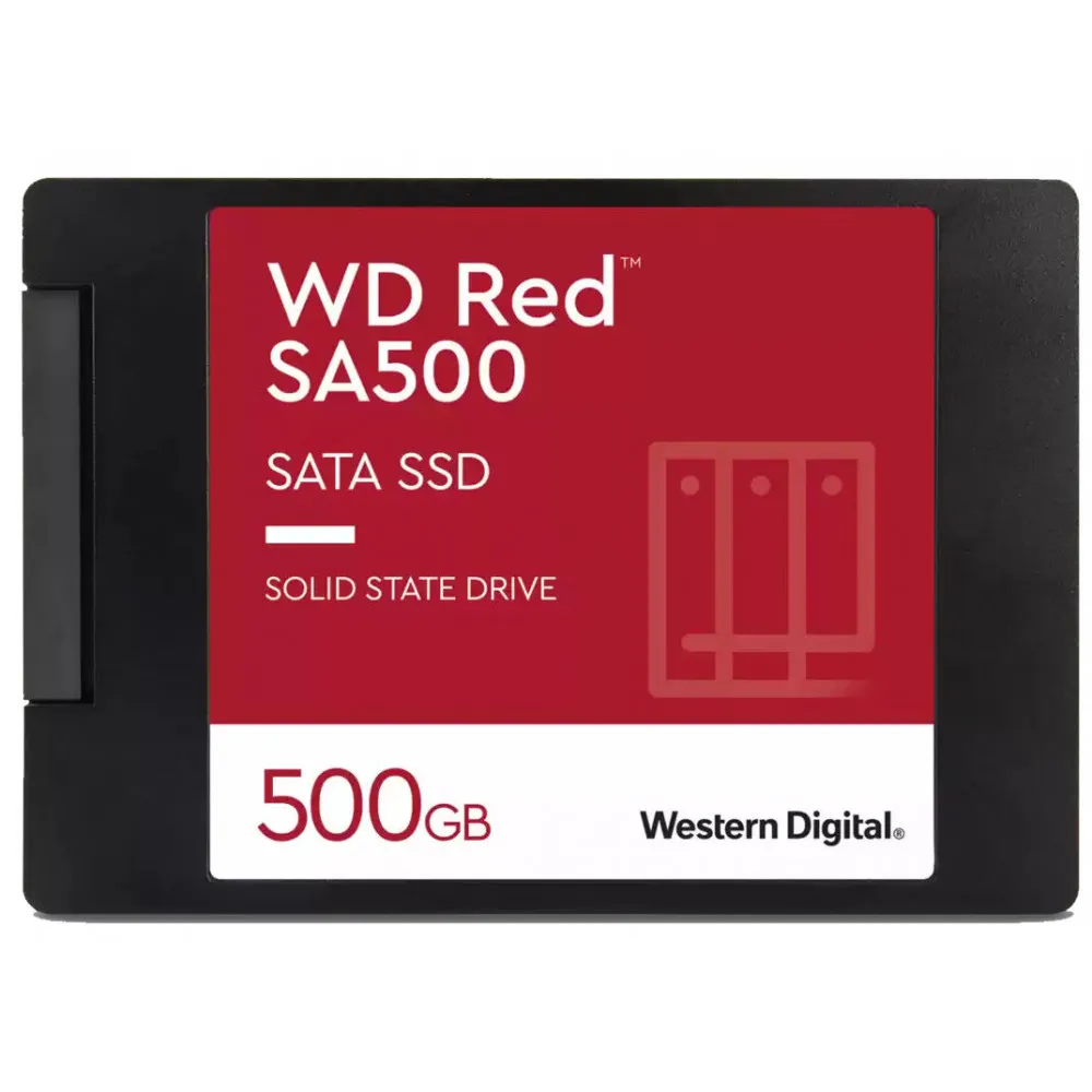 Dysk SSD 500GB SATA 2,5" WD Red SA500 WDS500G1R0A, 2,5", SATA III, 560-530MBps | Sklep ITnes.pl, IT for BUSINESS